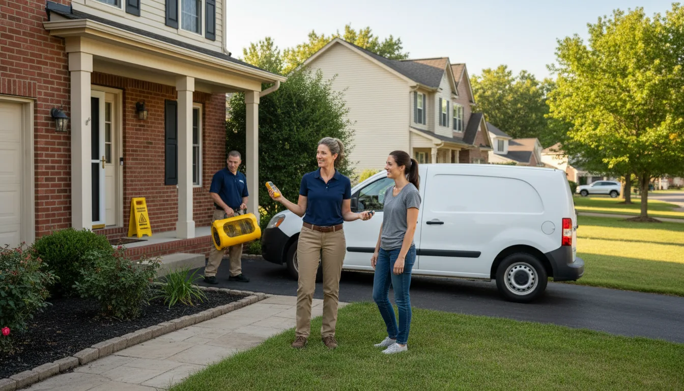 Water restoration image for Dehumidification And Cleanup Services in Ashton, WV